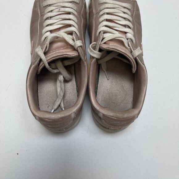 Lacoste Carnaby EVO Metallic Light Pink Sneakers Preppy Womens Size 7.5 US - Picture 8 of 14